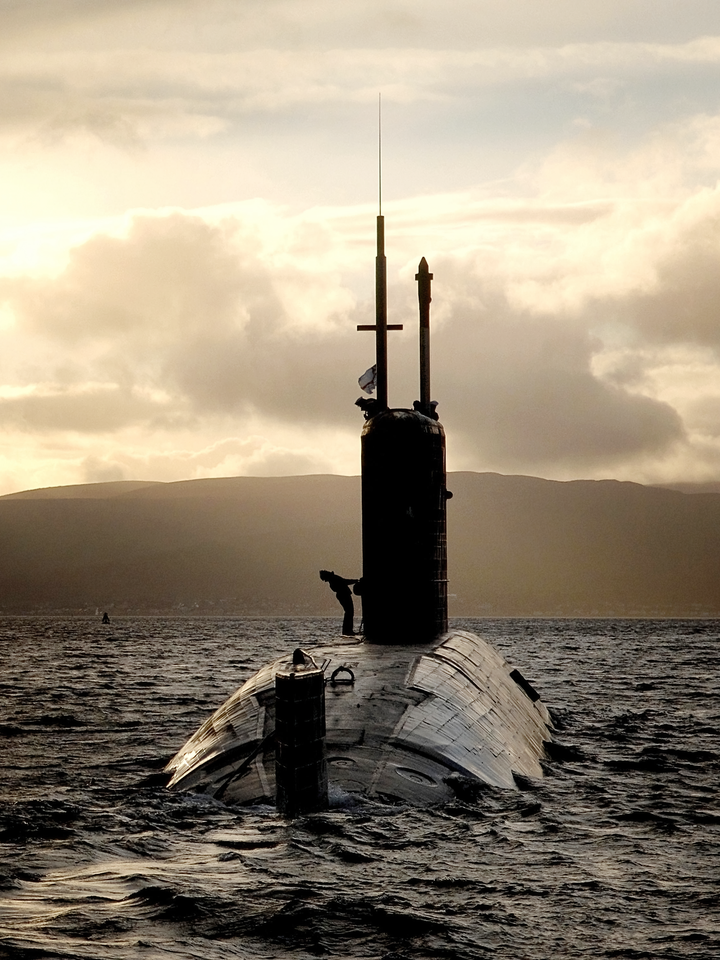 HMS Sceptre S104 Swiftsure Class Submarine Portrait