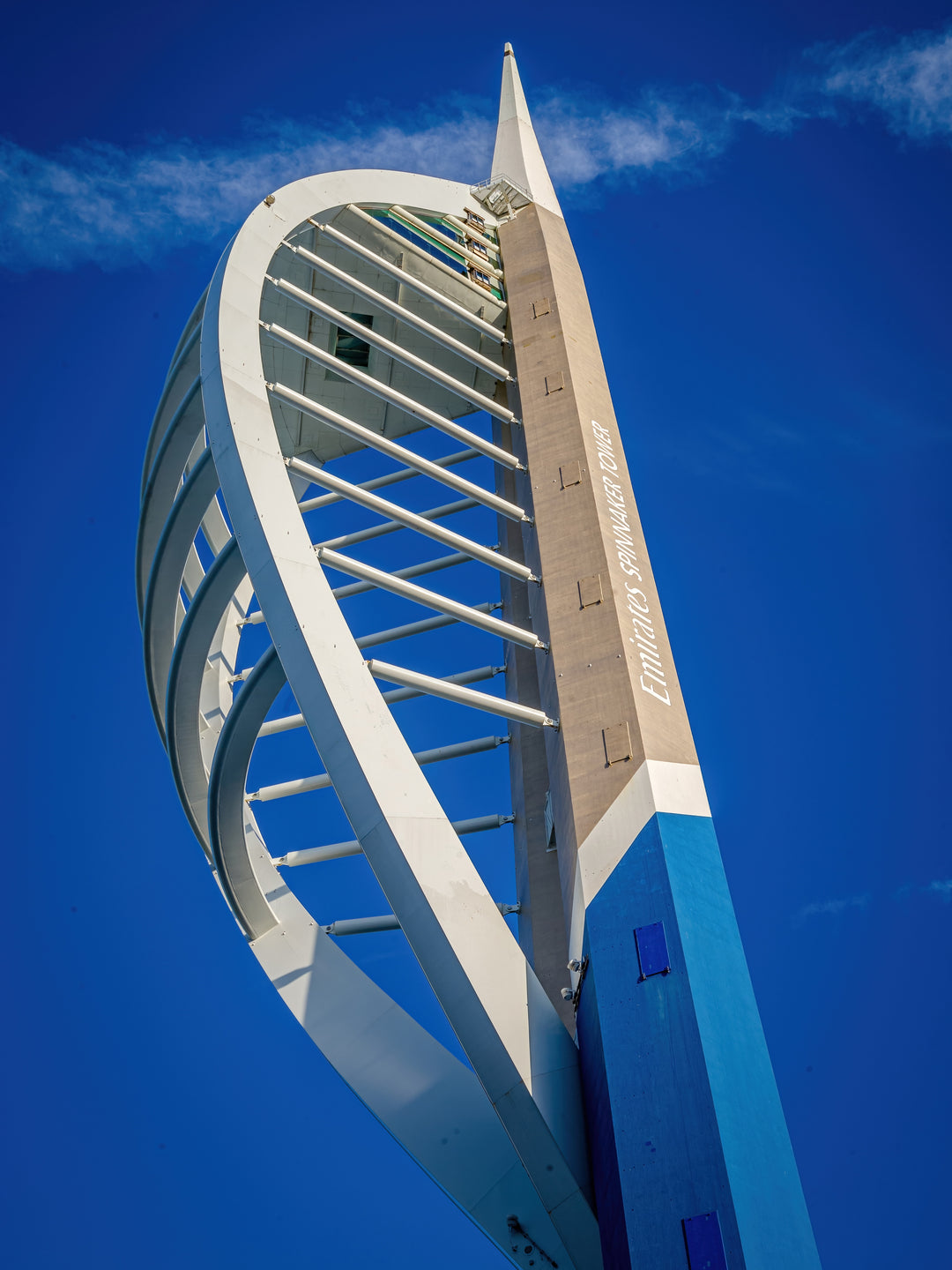 Looking up at the Spinnaker tower Portsmouth Hampshire Photo Print - Canvas - Framed Photo Print - Hampshire Prints