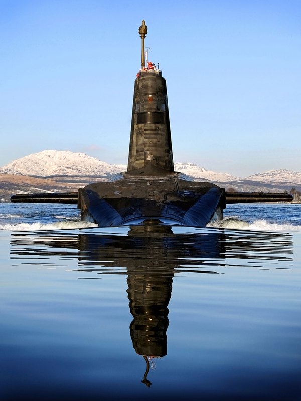 HMS Vengeance S31 Vanguard Class Submarine 2009 Bow