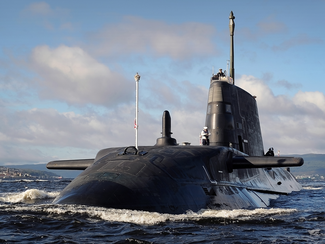 HMS Ambush S120 Astute Class Submarine 2012 Clyde