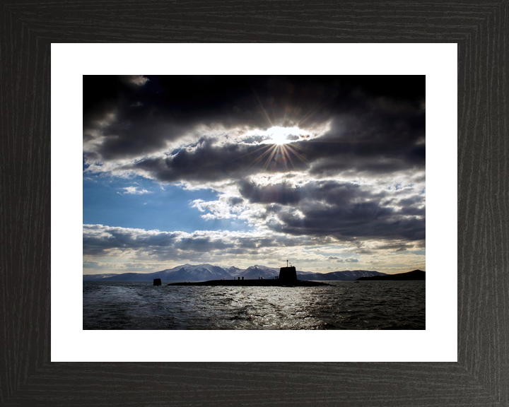 HMS Victorious S29 Vanguard Class Submarine 2013 Silhouette Photo Print - Posters, Prints, & Visual Artwork - by Hampshire Prints (image 2 of 9)