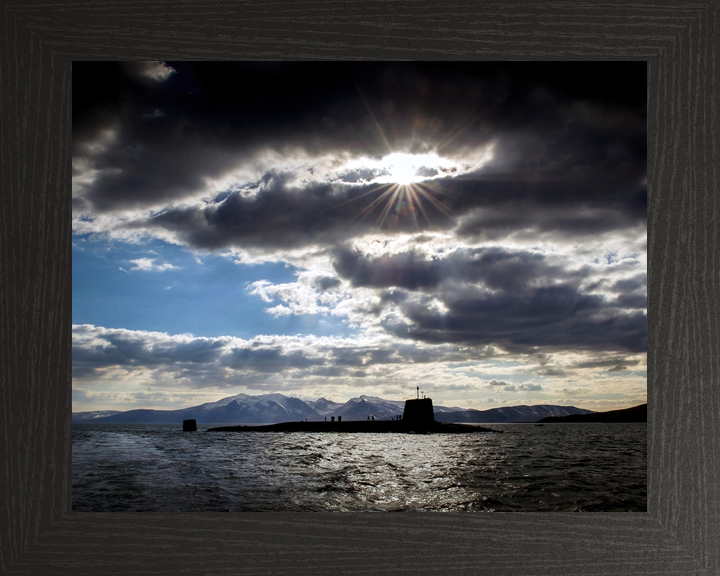 HMS Victorious S29 Vanguard Class Submarine 2013 Silhouette Photo Print - Posters, Prints, & Visual Artwork - by Hampshire Prints (image 3 of 9)