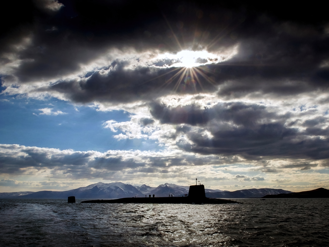HMS Victorious S29 Vanguard Class Submarine 2013 Silhouette Photo Print - Posters, Prints, & Visual Artwork - by Hampshire Prints (image 1 of 9)