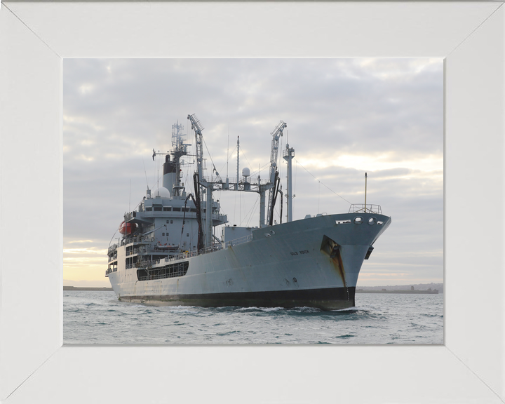 RFA Gold Rover A271 Rover Class Tanker February 2017 Low Starboard Bow View Photo Print - Posters, Prints, & Visual Artwork - by Hampshire Prints (image 5 of 9)