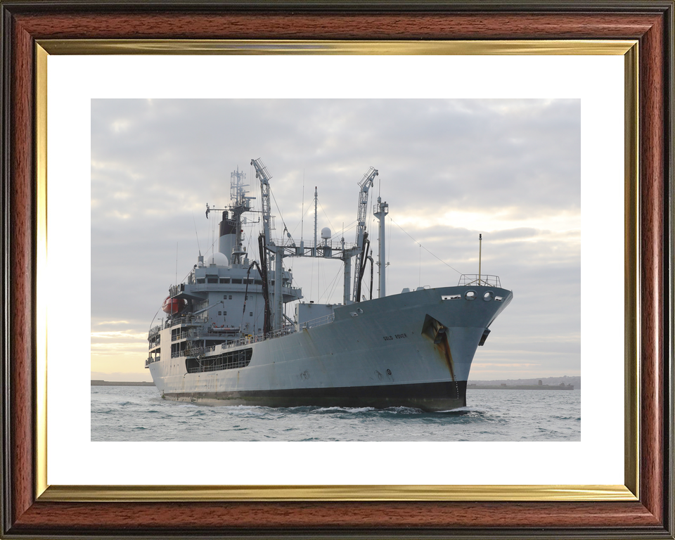 RFA Gold Rover A271 Rover Class Tanker February 2017 Low Starboard Bow View Photo Print - Posters, Prints, & Visual Artwork - by Hampshire Prints (image 8 of 9)