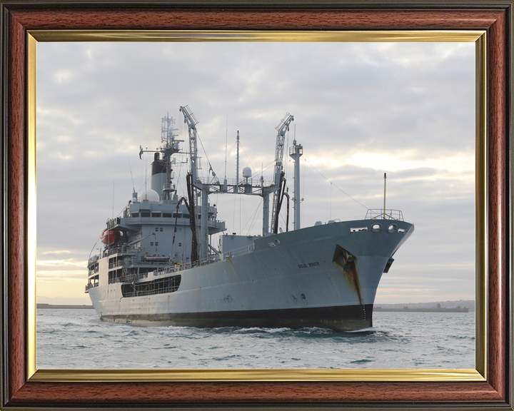 RFA Gold Rover A271 Rover Class Tanker February 2017 Low Starboard Bow View Photo Print - Posters, Prints, & Visual Artwork - by Hampshire Prints (image 9 of 9)
