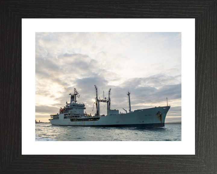 RFA Gold Rover A271 Rover Class Tanker February 2017 At Sunset Photo Print - Posters, Prints, & Visual Artwork - by Hampshire Prints (image 2 of 9)