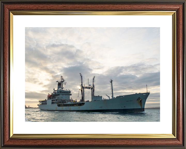 RFA Gold Rover A271 Rover Class Tanker February 2017 At Sunset Photo Print - Posters, Prints, & Visual Artwork - by Hampshire Prints (image 8 of 9)