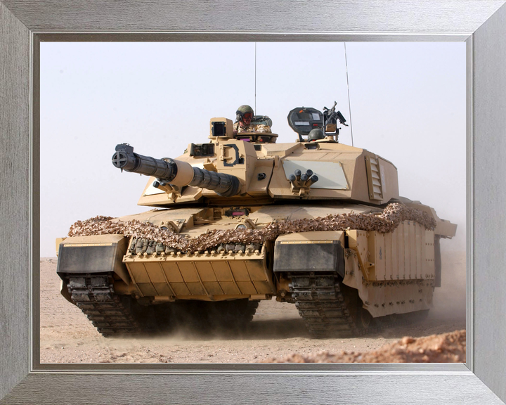 British Army Queen's Royal Lancers Challenger 2 Kuwait March 2003