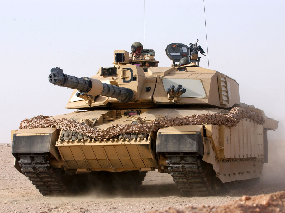 British Army Queen's Royal Lancers Challenger 2 Kuwait March 2003