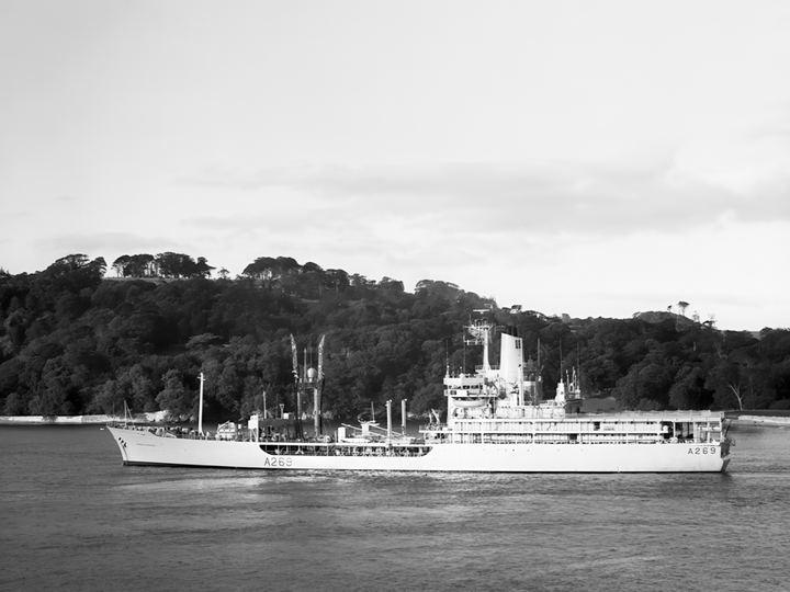 RFA Grey Rover A269 Rover Class Tanker Port Beam View Photo Print - Posters, Prints, & Visual Artwork - by Hampshire Prints (image 1 of 9)