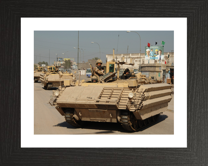 British Army Royal Green Jackets Bulldog Patrol Basra January 2007