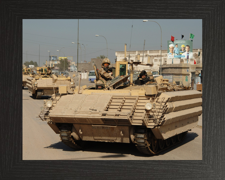British Army Royal Green Jackets Bulldog Patrol Basra January 2007