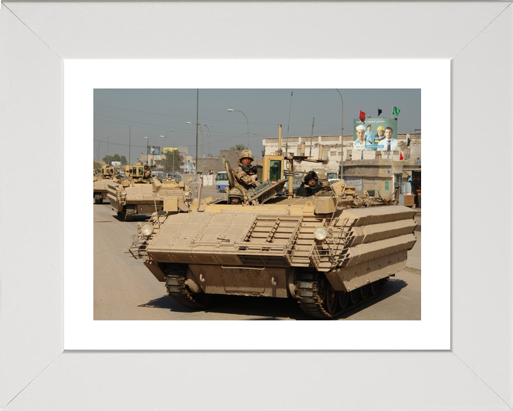 British Army Royal Green Jackets Bulldog Patrol Basra January 2007