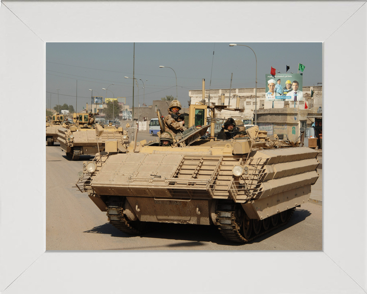 British Army Royal Green Jackets Bulldog Patrol Basra January 2007