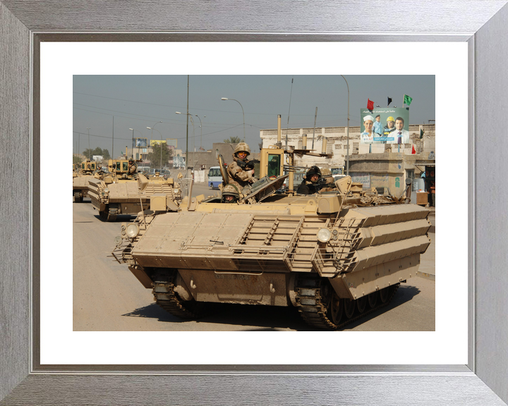 British Army Royal Green Jackets Bulldog Patrol Basra January 2007