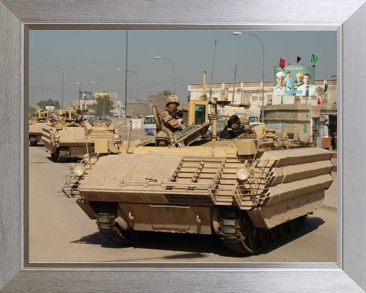 British Army Royal Green Jackets Bulldog Patrol Basra January 2007