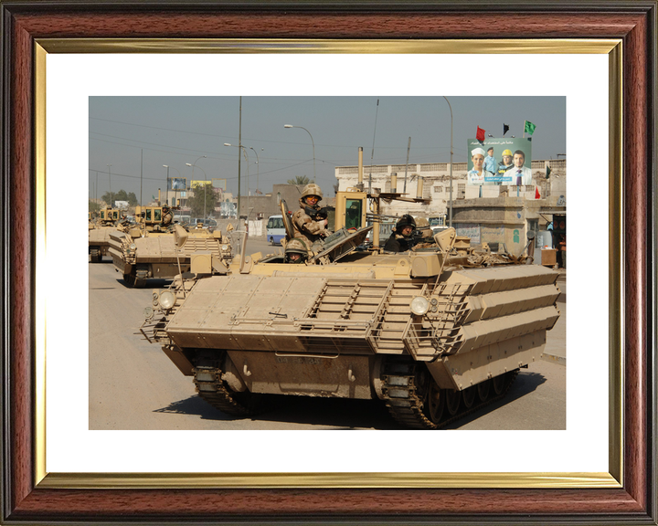 British Army Royal Green Jackets Bulldog Patrol Basra January 2007