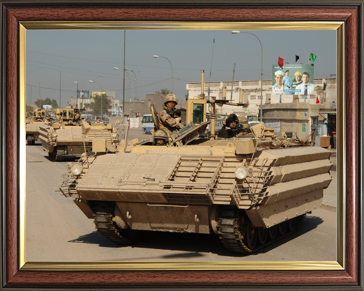 British Army Royal Green Jackets Bulldog Patrol Basra January 2007