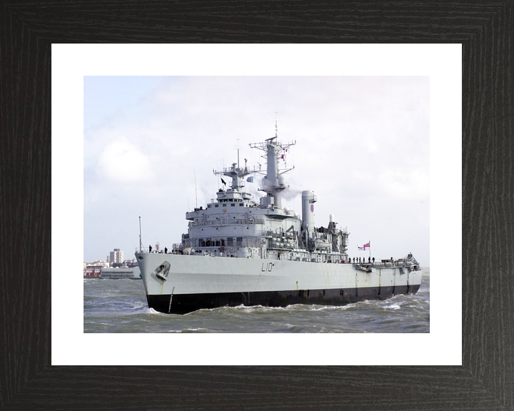 HMS Fearless (L10) Royal Navy Fearless Class Landing Platform Dock Port Bow View Photo Print Wall Art Decor - Posters, Prints, & Visual Artwork - by Hampshire Prints (image 2 of 9)