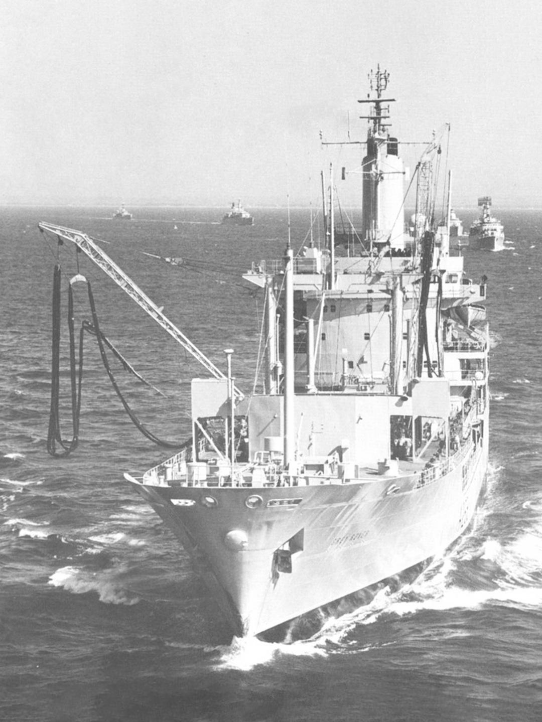 RFA Grey Rover A269 Rover Class Tanker Bow View Photo Print - Posters, Prints, & Visual Artwork - by Hampshire Prints (image 1 of 9)
