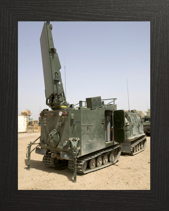 British Army Royal Artillery MAMBA Radar BV206 Iraq May 2004