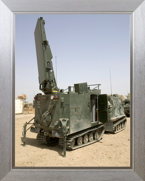 British Army Royal Artillery MAMBA Radar BV206 Iraq May 2004