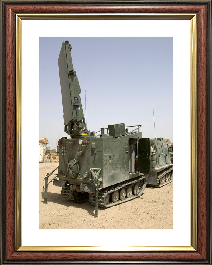 British Army Royal Artillery MAMBA Radar BV206 Iraq May 2004