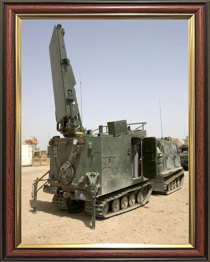 British Army Royal Artillery MAMBA Radar BV206 Iraq May 2004
