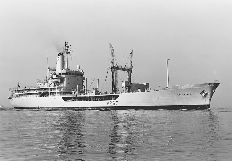 RFA Grey Rover A269 | Photo Print | Framed Print | Rover Class | Fleet Tanker | Royal Fleet Auxiliary Hampshire Prints