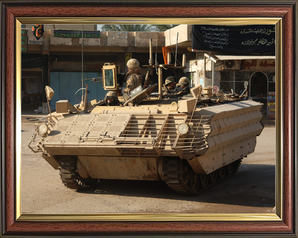British Army Royal Green Jackets Bulldog Crew Basra January 2007