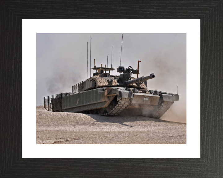 British Army Queen's Royal Hussars Challenger 2 Basra April 2009