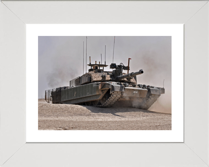 British Army Queen's Royal Hussars Challenger 2 Basra April 2009