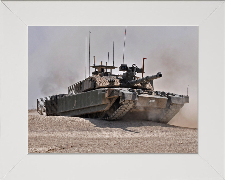 British Army Queen's Royal Hussars Challenger 2 Basra April 2009