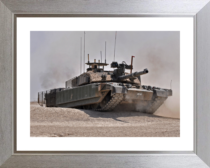British Army Queen's Royal Hussars Challenger 2 Basra April 2009