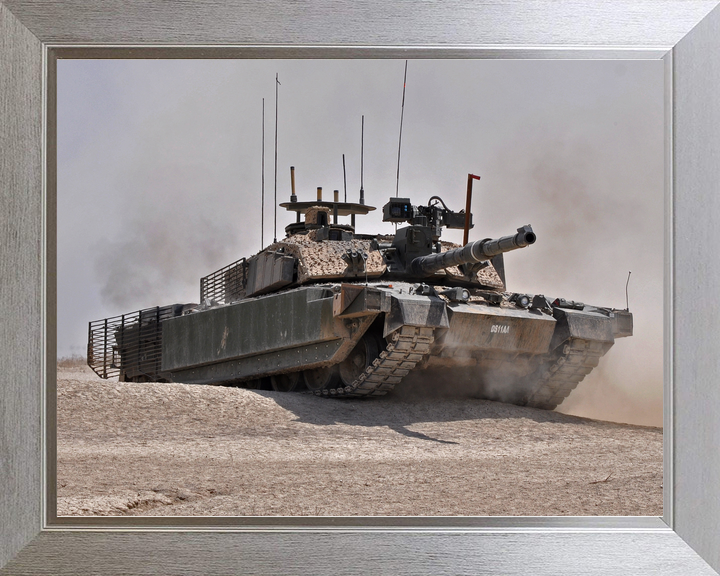 British Army Queen's Royal Hussars Challenger 2 Basra April 2009