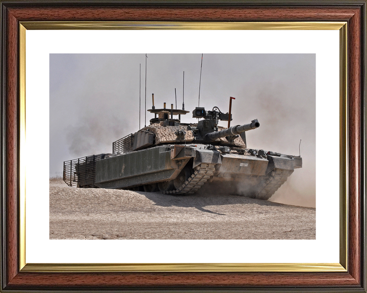 British Army Queen's Royal Hussars Challenger 2 Basra April 2009