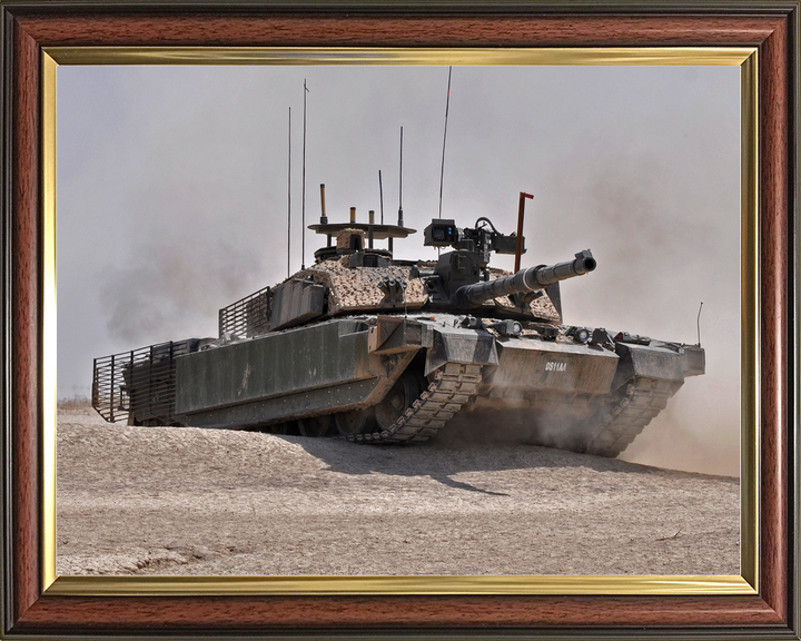 British Army Queen's Royal Hussars Challenger 2 Basra April 2009