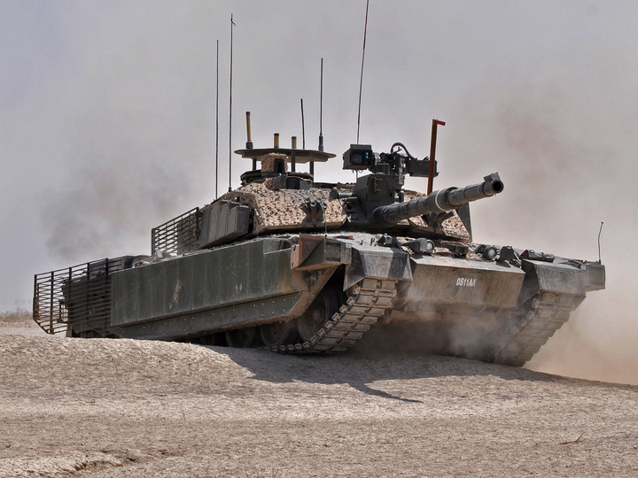 British Army Queen's Royal Hussars Challenger 2 Basra April 2009