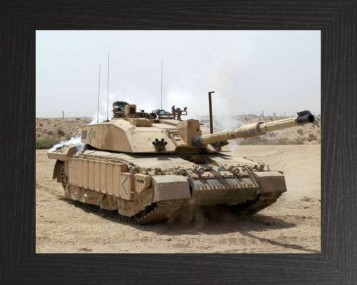 British Army Queen's Royal Lancers Challenger 2 Basra May 2004