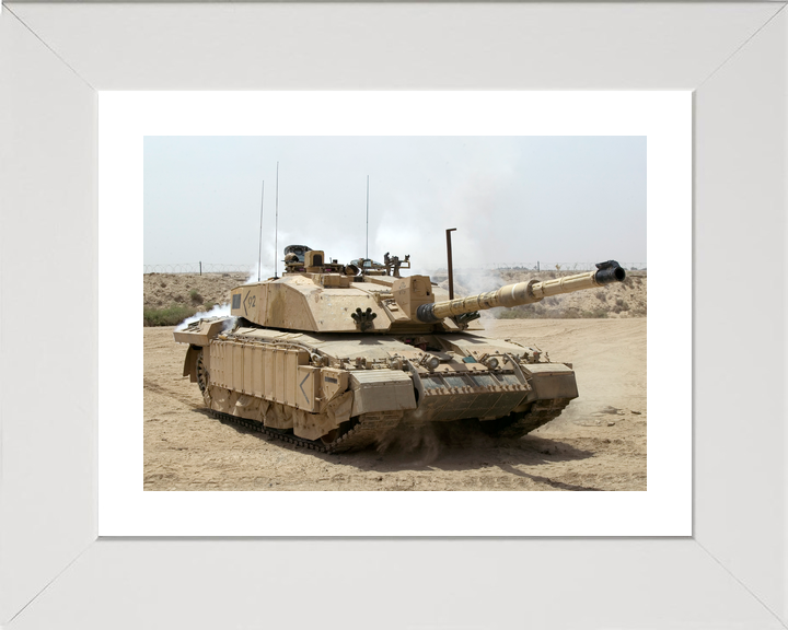 British Army Queen's Royal Lancers Challenger 2 Basra May 2004