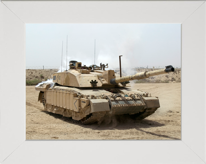 British Army Queen's Royal Lancers Challenger 2 Basra May 2004