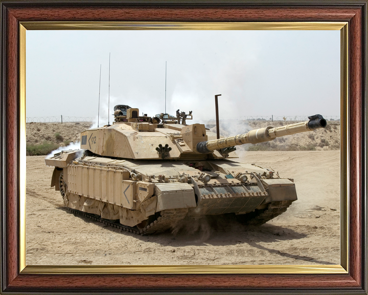 British Army Queen's Royal Lancers Challenger 2 Basra May 2004