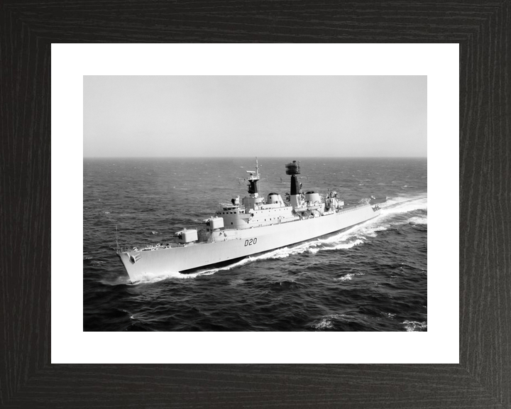 HMS Fife (D20) Royal Navy County Class Destroyer Port Side View Photo Print Wall Art Decor - Posters, Prints, & Visual Artwork - by Hampshire Prints (image 2 of 9)