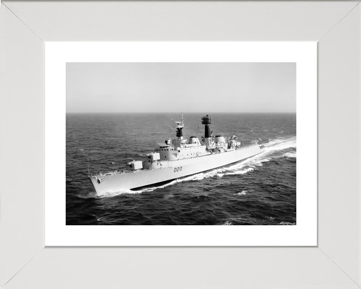 HMS Fife (D20) Royal Navy County Class Destroyer Port Side View Photo Print Wall Art Decor - Posters, Prints, & Visual Artwork - by Hampshire Prints (image 4 of 9)