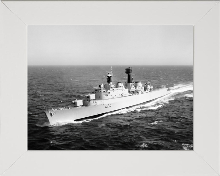 HMS Fife (D20) Royal Navy County Class Destroyer Port Side View Photo Print Wall Art Decor - Posters, Prints, & Visual Artwork - by Hampshire Prints (image 5 of 9)