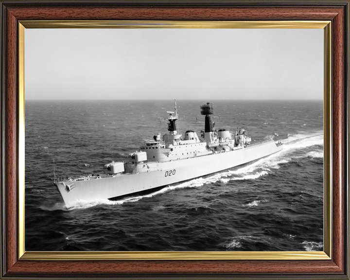 HMS Fife (D20) Royal Navy County Class Destroyer Port Side View Photo Print Wall Art Decor - Posters, Prints, & Visual Artwork - by Hampshire Prints (image 9 of 9)