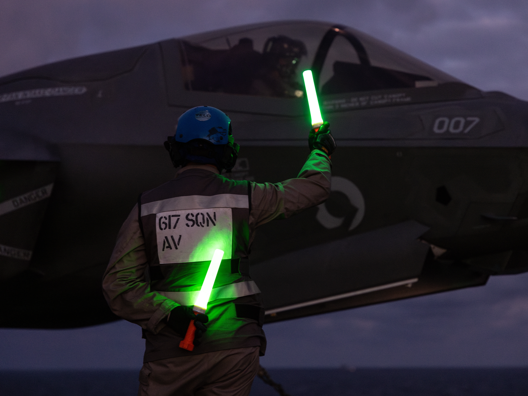 F-35B Lighting Night time Flight 2025 Photo Print - Royal Navy Aircraft Hampshire Prints 6 x 4 No Frame No