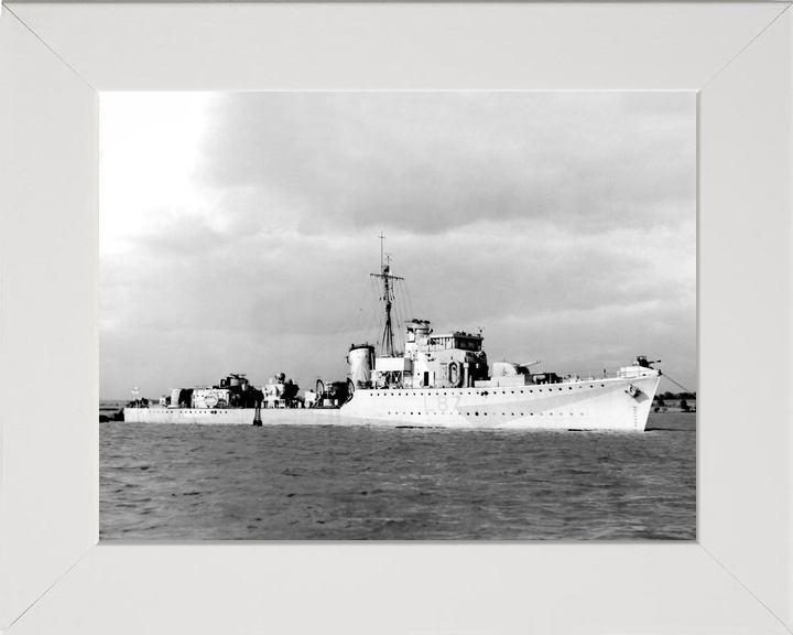 HMS Eglinton (L87) Royal Navy Hunt Class Destroyer Starboard Side View Photo Print Wall Art Decor - Posters, Prints, & Visual Artwork - by Hampshire Prints (image 5 of 9)