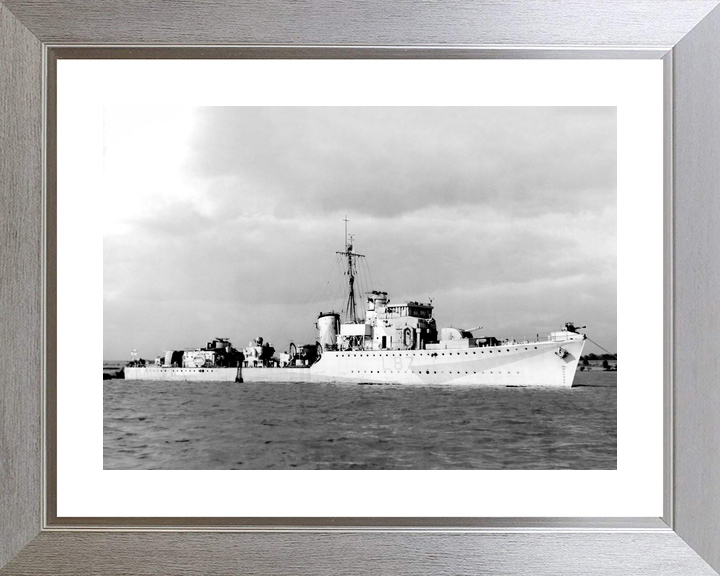 HMS Eglinton (L87) Royal Navy Hunt Class Destroyer Starboard Side View Photo Print Wall Art Decor - Posters, Prints, & Visual Artwork - by Hampshire Prints (image 6 of 9)